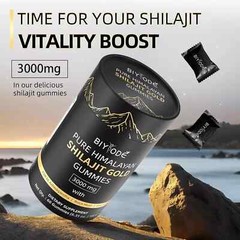 Himalayan Shilajit GOLD Gummies, Organic, Extremely strong 3000 mg, Fulvic Acid