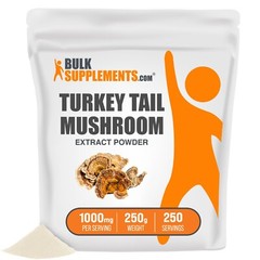 BulkSupplements Turkey Tail Mushroom Extract Powder – Boosts Gut Health