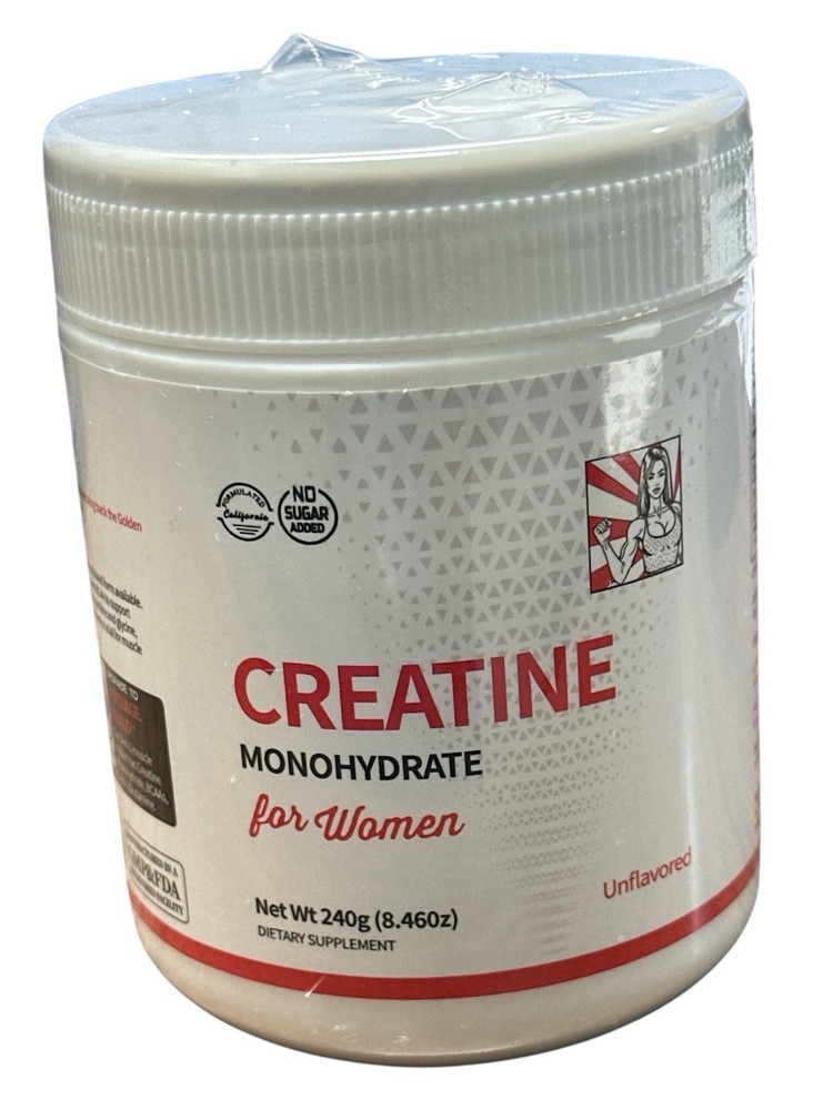Old School Labs Creatine Monohydrate for Women – Unflavored – 240g