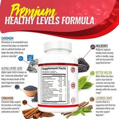 Sugar Blood Intricate Supplement Supports Levels, Blood Sugar Healthy 60 Capsule