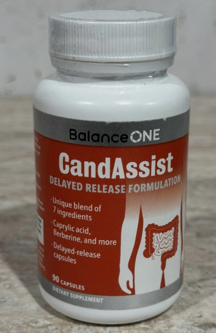 CandAssist by Balance ONE – Natural Antifungals for Candida – 30 Day Supply