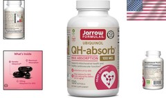 120 Capsule Bottle of QH-Absorb Ubiquinol 100mg – Active Co-Q10 for Vitality
