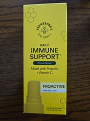 Beekeeper’s Naturals Daily Immune Support Throat Spray with Propolis + Vitamin C