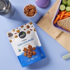 Elan Organic Chia Walnuts, 4.5 oz, Non-GMO, Ounce (Pack of 1), brown