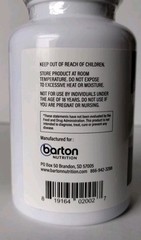 Barton Nutrition CinnaChroma Blood Sugar Support Vit D3 K2 30 Caps NEW EXP 12/26