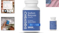 Butyrate Sodium Postbiotic – 100 Count Capsules for Gut & Digestive Health