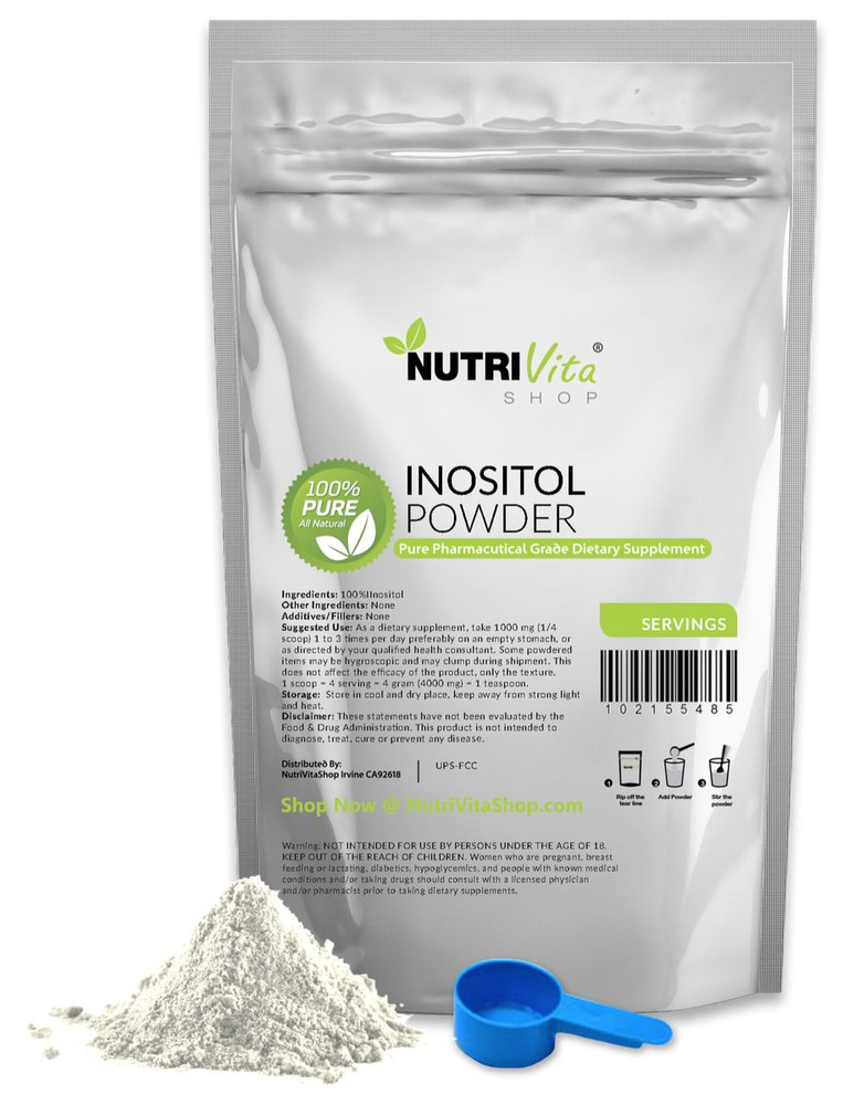 3.5 oz (100g) NEW 100% PURE INOSITOL POWDER MOOD STRESS ANXIETY