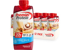 Premier Protein Shake, Cinnamon Roll, 30g Protein, 11 Fl Oz, 12 Ct