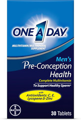 One a Day Men’S Pre-Conception Health Multivitamin to Support Healthy Sperm, Sup