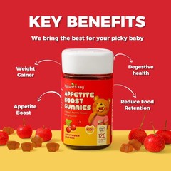 2 Pack Appetite Booster Gummies Sugar Free, Suitable for All Ages 60Ct