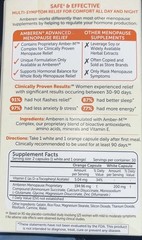 Amberen Menopause Relief Capsules 60-Count