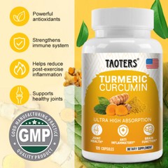 Turmeric Quercetin & Black Pepper-30-120 Capsules Joint Health Anti Inflammatory