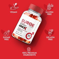 Vital Surge Male Gummies Maximum Strength Vital Surge Advanced Formula 60 Count