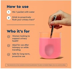 Uqora Flush Urinary Tract Drink Mix – 2 Boxes – 10 Packs ea – Exp 3/2027+