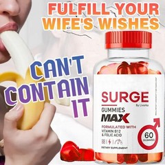 Vital Surge Male Gummies Maximum Strength Vital Surge Advanced Formula 60 Count
