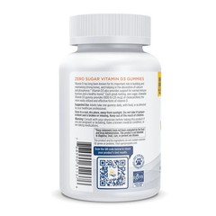 Nordic Naturals Zero Sugar Vitamin D3 Gummies – Vegetarian, Non-GMO – 60 Ct