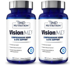 2 Pack 1MD Nutrition Vision MD Eye Vitamin CARMIS Formula – 30 Softgels | USA