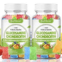 softbear Glucosamine Chondroitin Gummies with MSM Triple Strength Organic Che…