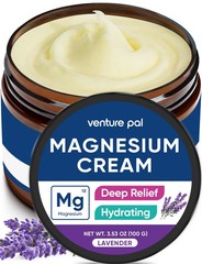 Venture Pal Magnesium Lotion Topical Magnesium Cream for Sleep Leg Cramps & P.