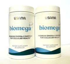 Latest upgraded USANA Biomega Premium Omega-3 fish oil (2 packs) EXP 08/27