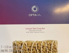 Lemon Tart Crisp Bar Optavia (7 Bars) 12/26 *BESTPRICEONEBAY* FREE SHIP