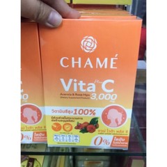 3x CHAME Vita Plus C Acerola & Rose Hips Clear Radiant Skin Strengthen Collagen