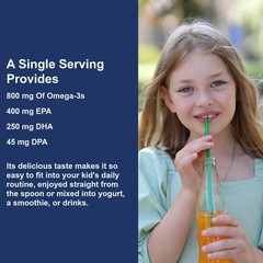 Kid’s The Very Finest Fish Oil: 800 mg Omega-3s, Orange Flavor
