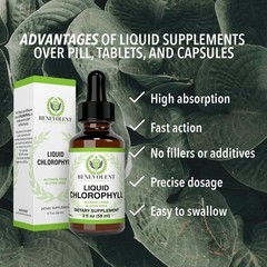 Oz NEW Benevolent Nourishment Fluid Chlorophyll Herbal Supplement 2