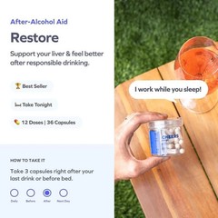 Cheers Restore | Supplement with DHM + L-Cysteine | Feel enhanced after Drink…