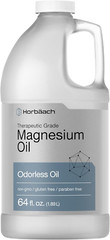 Magnesium Oil | 64 Fl. Oz | Therapeutic Grade | Vegetarian, Non-Gmo, Gluten F…