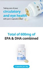 Atomy rTG Omega-3 EPA DHA 180 Softgels Vitamin E High Bioavailability Patented