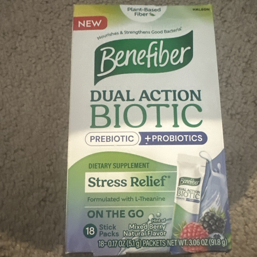Dual Action Biotic Plus , 18 Count Stick Packs EXP: 12/2025