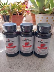 3 Ultra UpWellness Bottles Liver Vitamin Supplement, Liver Health & Gallbladder