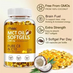 MCT Oil 240pcs – Supports Energy and Mental Clarity, Appetite Suppressant