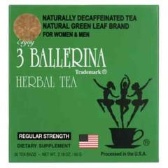 3 Ballerina Diet Tea Regular Strength 30 Tea Bags (Use By 3/5/2028)
