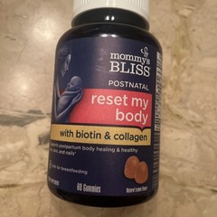 60 Pack Mommys Bliss Postnatal Lactation Support Gummies 60 Ct. Biotin & Collage