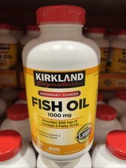 Kirkland Signature Fish Oil 1000 mg., 400 Softgels EXP 08/2027