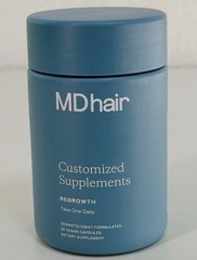MDHair Customized Hair Wellness Supplements Regrowth 30 Capsules Sealed