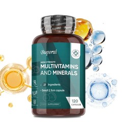 Multivitamins and Minerals 120pcs, Bone Health,Promote Red Blood Cell Production