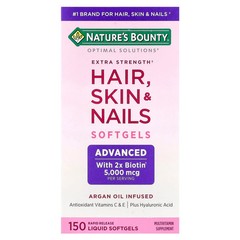 2 X Nature’s Bounty, Optimal Solutions�, Hair, Skin & Nails, 150 Rapid Release