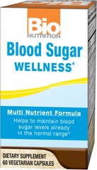 Bio Nutrition Blood Sugar Wellness [Multi Nutrient Formula] 60 veg capsules