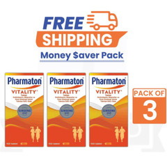 3 x Pharmaton Vitality Multivitamins & Minerals 100 Tablets – 3 PACK