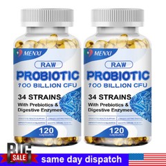 2X Digestive Enzymes Prebiotic & Probiotics Gas, Constipation & Bloating Relief