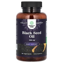 2 X Nature’s Craft, Black Seed Oil, 120 Veggie Capsules (500 mg per Capsule)