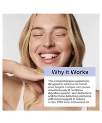 CLEARSTEM Mindbodyskin Hormonal Acne Supplement 90 Count
