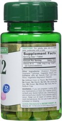 Vitamin B-12 1000 mcg Energy Nervous System Support Tablets 100 Count Pack of 1