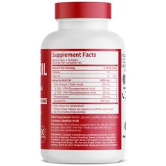 Antarctic Krill Oil Omega-3s 1000mg with EPA, DHA and Astaxanthin