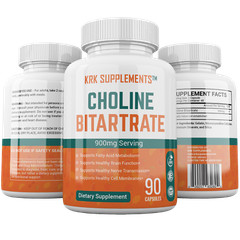 2 Btl Choline Bitartrate Brain Memory Booster Phosphatidylcholine Nootropic