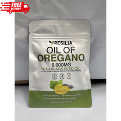 Resilia Oil of Oregano 6000mg with Black Seed Oil Softgels – 60 Capsules 1xPk