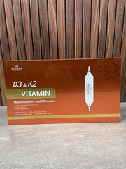 D3 K2 Liquid Multivitamin 10 Vials 15ml High Absorption Vitamin Drops Sealed New